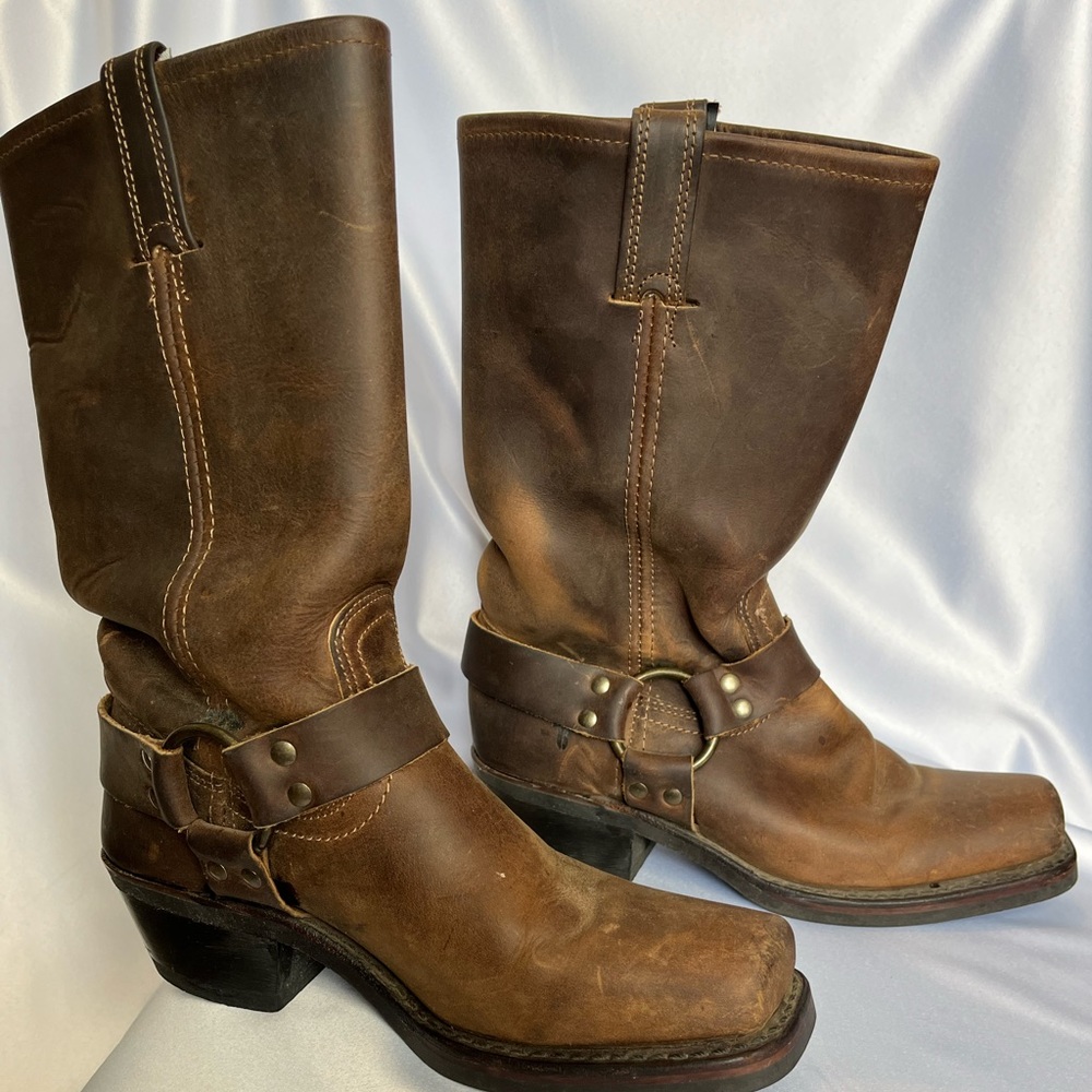 Frye harness boot